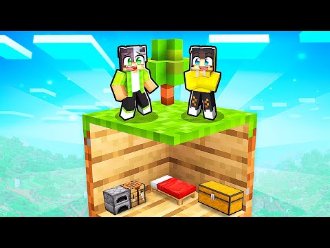 Who Will Build the Most Secret Base in 1 Block? 🤔 | Minecraft