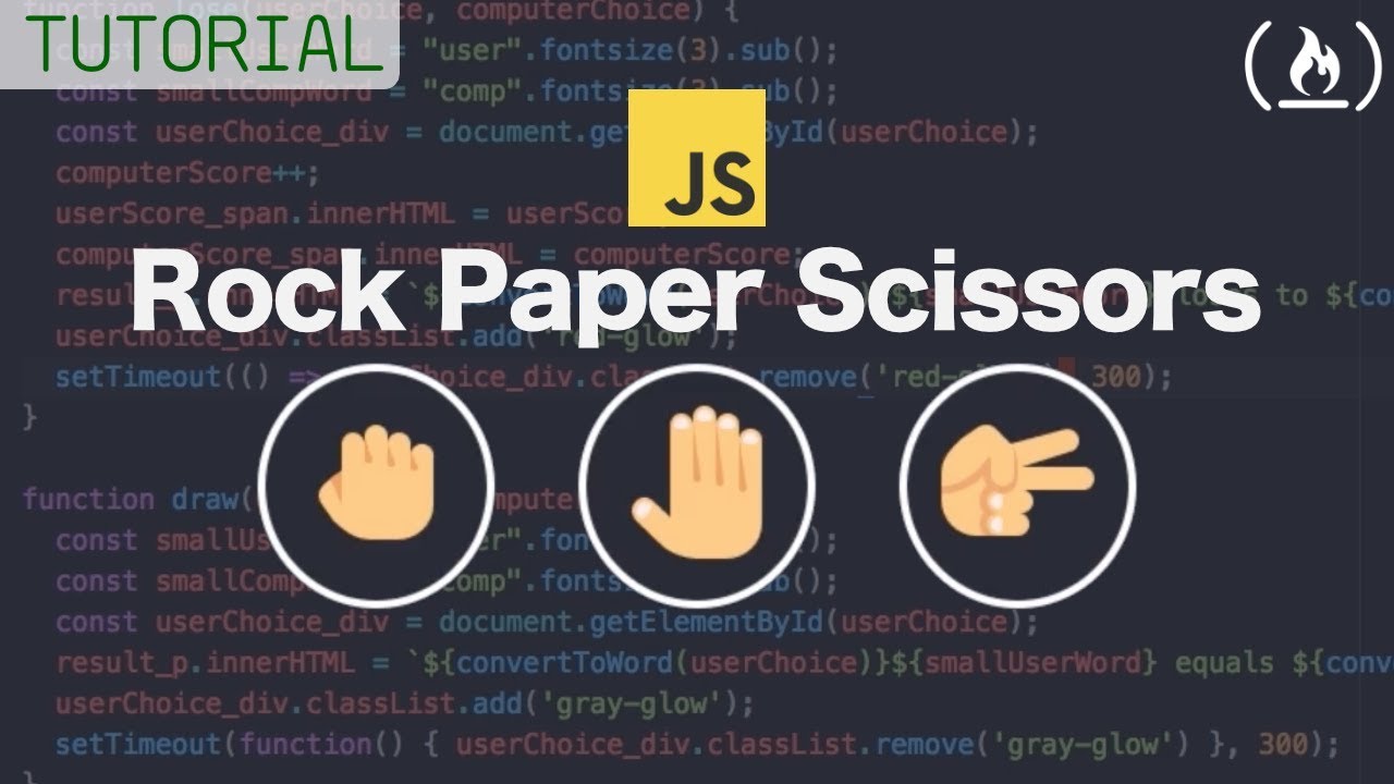 Web Development Tutorial - Rock Paper Scissors