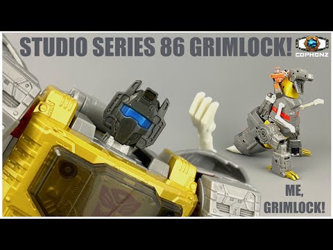 ||Smart transformations|| Studio Series 86 Grimlock transformed + showcase!