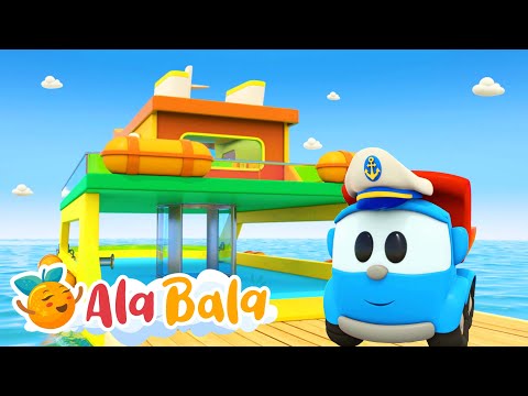 NOU! Camionul Leo Construiește un Feribot 🛳️ – Desene Animate cu Mașini AlaBala pentru Copii