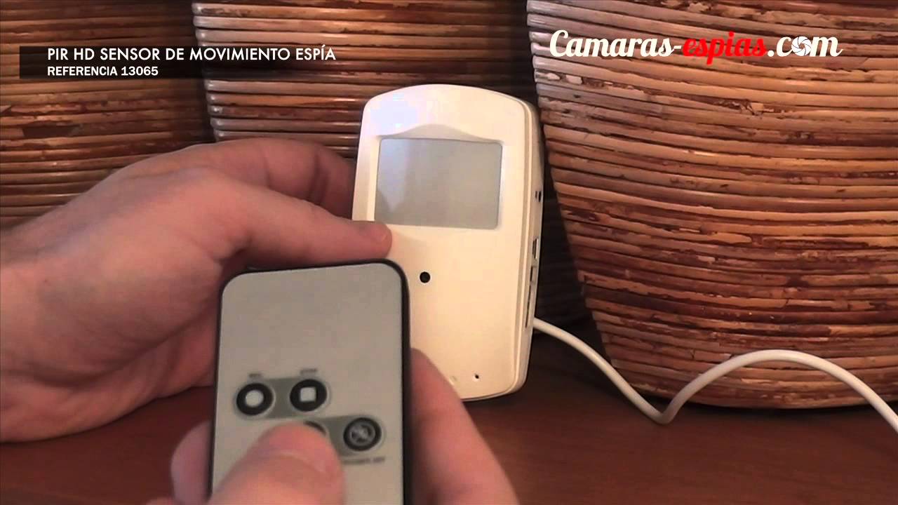 Cámara Espía tipo Sensor de Movimiento, activable a través de un mando y con Visión Nocturna