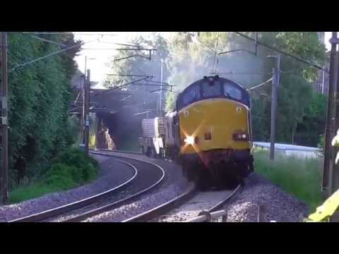 37612/20305 with 37259/37607 DIT  6k73 Sellafield - Crewe flasks, 14th July 2015 THRASH !!