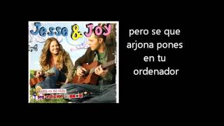 Jesse &amp; Joy   Una En Un Millon Letra Lyrics