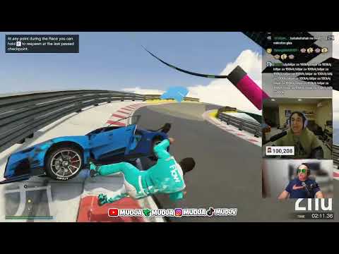 MUDJA I CALE IGRAJU GTA V TRKE!