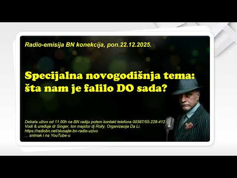 Specijalna novogodišnja tema: šta nam je falilo DO sada? || BN KONEKCIJA