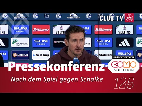 Die Pressekonferenz mit Miron Muslić & Miro Klose nach dem Spiel gegen Schalke 0:1