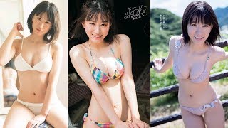 NMB48 上西怜 水着グラビア＆オフショット　溢れんばかりのおっぱいが刺激的なエロい画像集！  Johnishi Rei