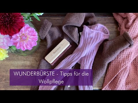 Wollpflege mit der Wunderbürste