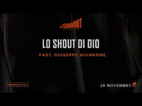 Domenica Gospel @ Milano | LO SHOUT DI DIO - Pastore Giuseppe Giannone | 20/11/2022
