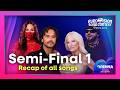 ️ 2026 Eurovision Song Contest Semi Final 1 Recap Of All Songs