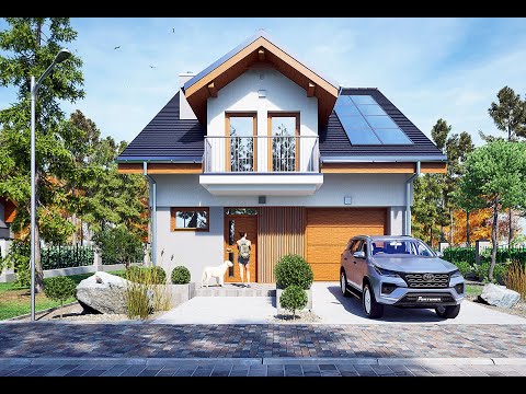 Projekt domu jednorodzinnego Aida - pracownia Dom Dla Ciebie