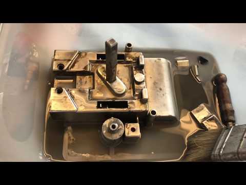 Rebuilding a vintage Bargman RV door lock
