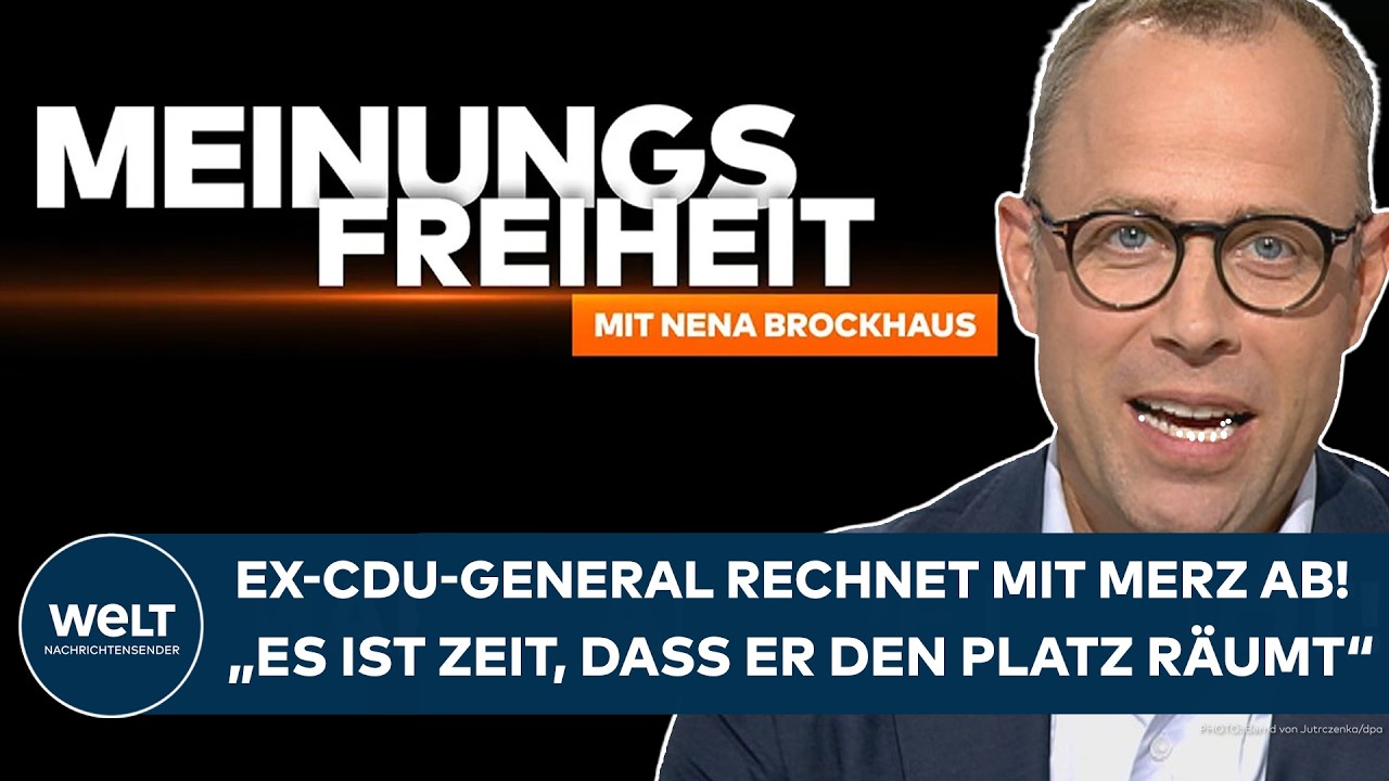 MERZ-ANGRIFF: "Es ist Zeit, dass er den Platz räumt!" - Ex-CDU-General sieht Kanzler vor dem Aus