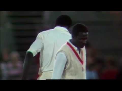 Wayne Daniel winning six at VFL Park, World Series Cricket 24 Jan 1978