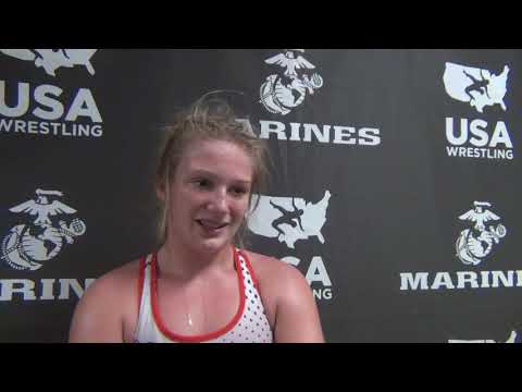 Tiffani Baublitz PA, 2019 Junior Women's Freestyle National champion at 152 lbs