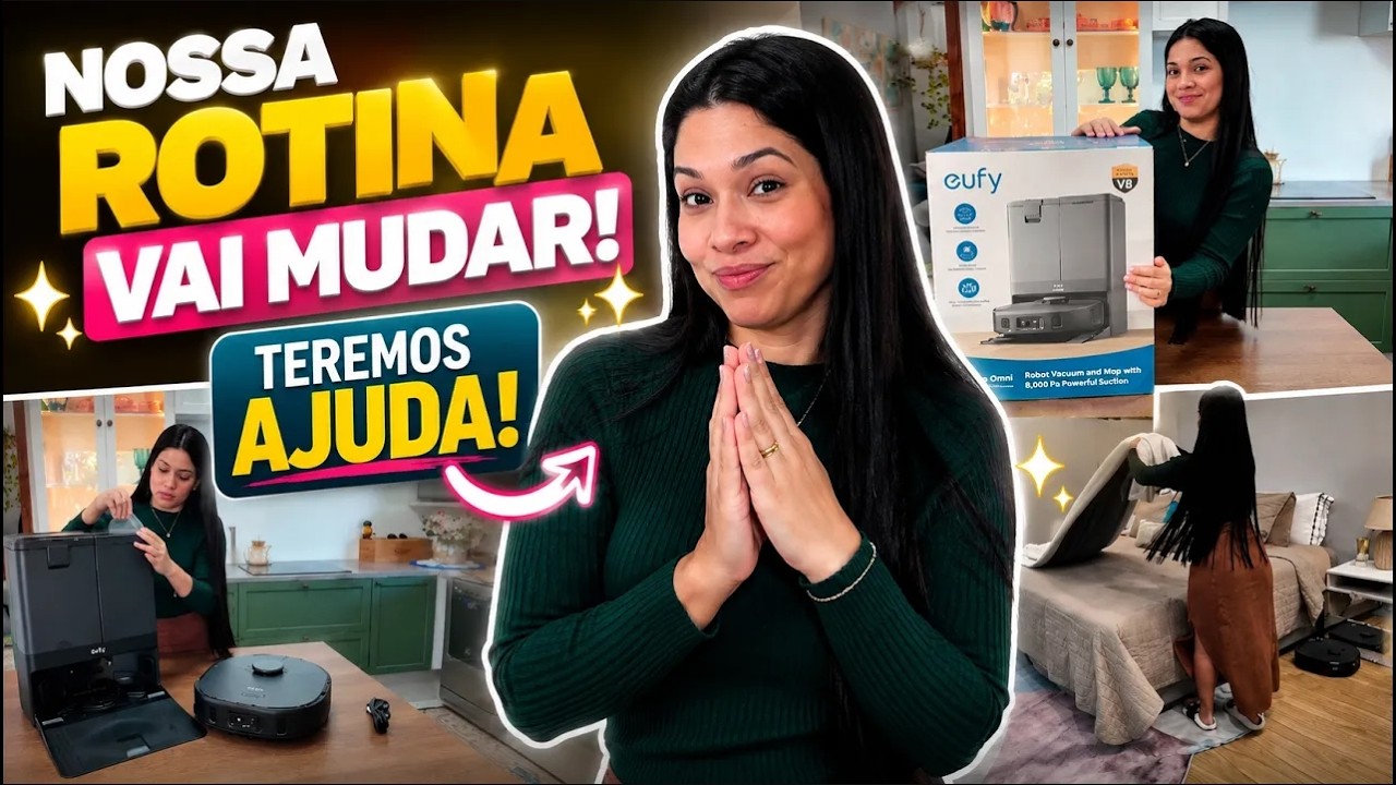 Miniatura da avaliação em vídeo de Robô Aspirador Eufy X10 Pro Omni 8000Pa com Estação de Limpeza