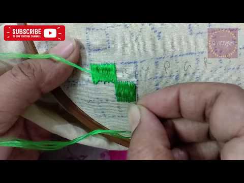 Phulkari Stitch Design | Sarbjit Embroidery Designs