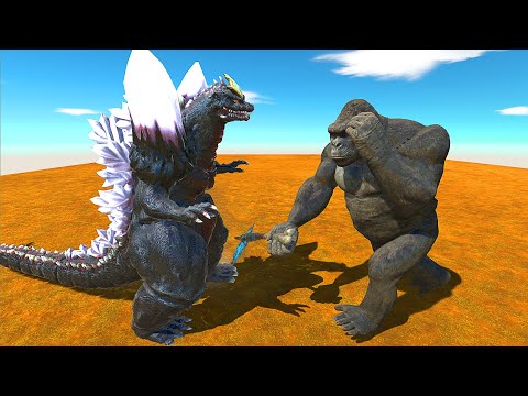 SPACE GODZILLA VS KING KONG - Animal Revolt Battle Simulator