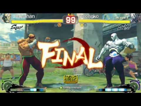 SSF4 AE: Bonchan (Sagat) vs Poongko (Seth) - Godsgarden 4 Pool Finals