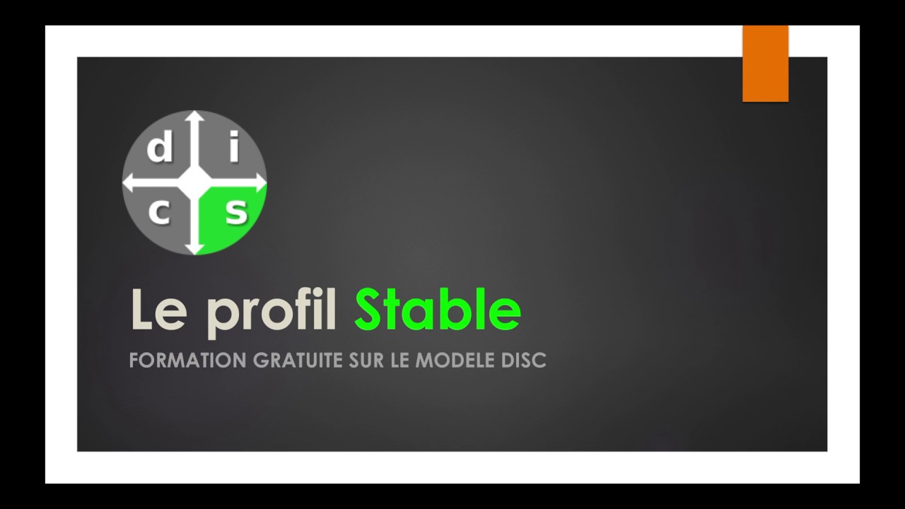 Formation DISC : Le profil Stable