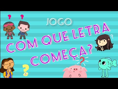 Sons das letras iniciais (alfabetização/ consciência fonológica)