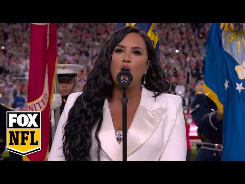 Watch Demi Lovato perform the National Anthem at Super Bowl LIV | FOX NFL