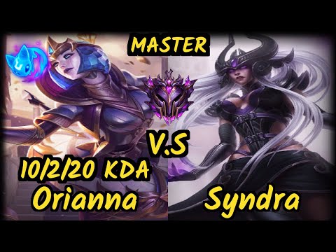 PCT Dawidsonek (ORIANNA) vs SYNDRA - 10/2/20 KDA MID GAMEPLAY - EUW Ranked MASTER