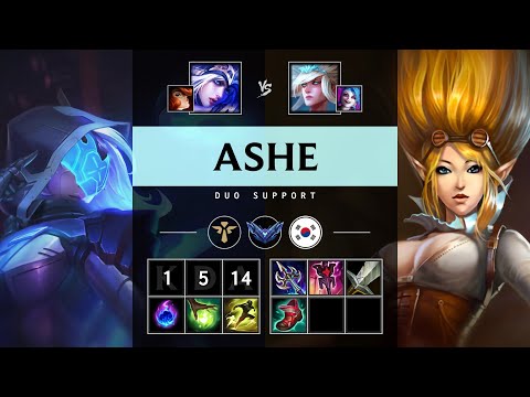 Ashe Support vs Janna - KR Diamond Patch 25.09