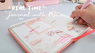 Real Time Journal with Me - Aesthetic Journal