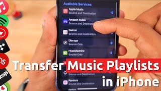How to TRANSFER MUSIC, PLAYLISTS in iPhone? 🔥 Apple Music, Spotify and more