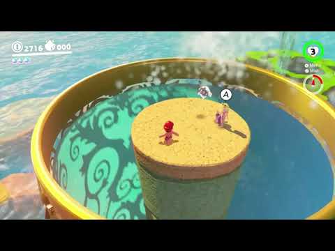 Super Mario Odyssey All Power Moons and Regional Coins: Post Game Seaside Kingdom