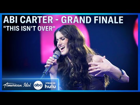 Abi Carter Sings Her Original New Single "This Isn't Over" - American Idol 2024