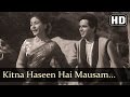 Kitna Haseen Hai Mausam - Azaad Songs - Dilip Kumar - Meena Kumari - Lata Mangeshkar - Filmigaane