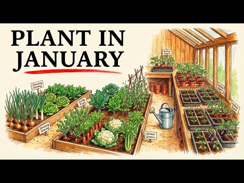 17 Crops You Must Plant in January to Feed Your Family for a Year