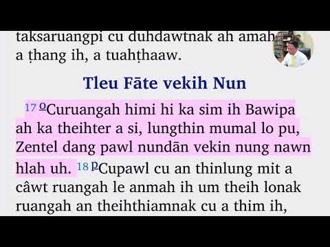 Pastor Thian Awi Sang: Efesa Cakuat zirnak introduction
