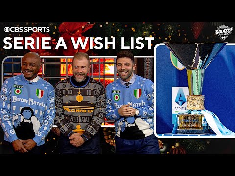 Serie A title contenders WISH LIST | Inter Milan, AC Milan, Napoli, Roma | Golazo Matchday