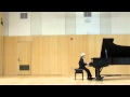Alexander Benjamin Home Video Sonatina Competition February 9 2014 Hollywood Branch