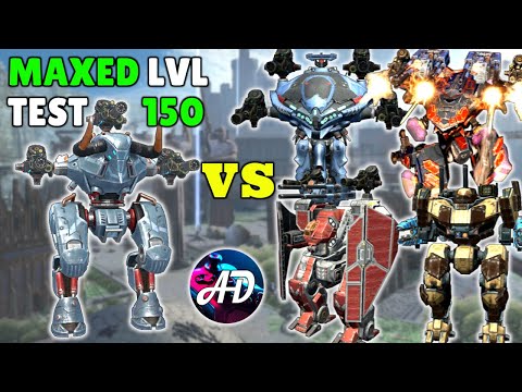 MINOS 🐂 VS ALL The TITANS!! MAX LEVEL 150 Comparison - War Robots 6.6.0 Mk2 Duel WR Gameplay