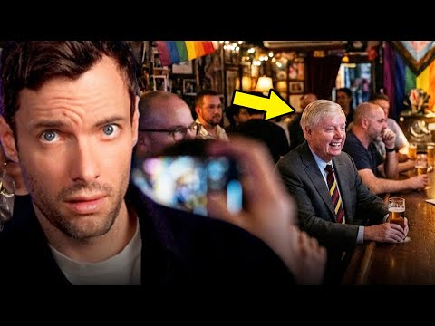 Lindsey Graham was just caught being DRUNK and GAY