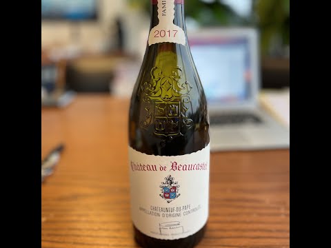 Chateau Beaucastel 2017 Chateauneuf du Pape Trophy Wine Review (Wine Standards Series)