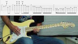 Rainbow - Self Portrait guitar solo lesson with FREE TAB