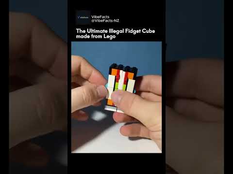 The Ultimate Illegal Fidget Cube Made From LEGO #diy #shorts