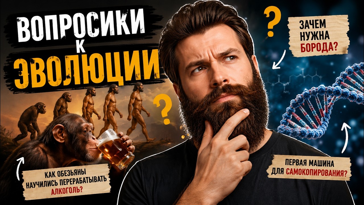 Вопросики к эволюции: в чем адаптивный смысл бороды и почему люди краснеют о?