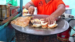 Road Side Big Omlet Of India | Egg Street Food | Indian Street Food