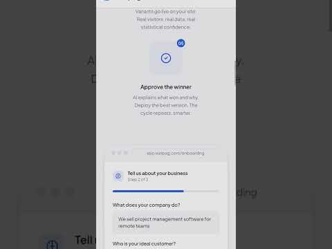 Winpag AI 🚀 Automated Webflow A/B Testing That Boosts Conversions!