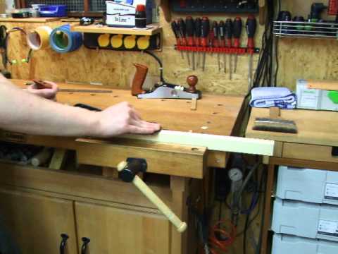 Fügen einer Kante mit dem Handhobel