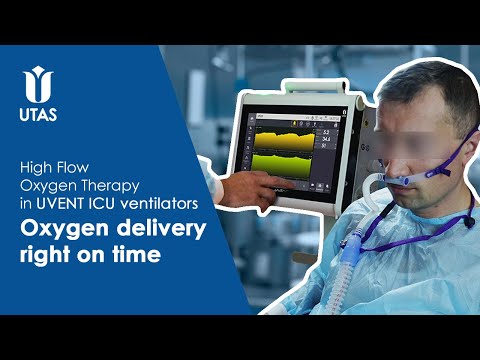 High Flow Oxygen Therapy (HFOT) in UVENT ICU ventilators. Oxygen delivery right on time