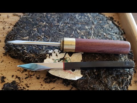 Introducing the Bingslayer. Pu-erh knife comparison.