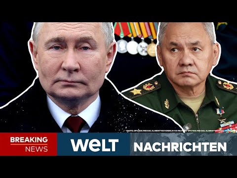 UKRAINE-KRIEG: Putin-Paukenschlag! Russen baff! Verteidigungsminister Schoigu entlassen | LIVESTREAM