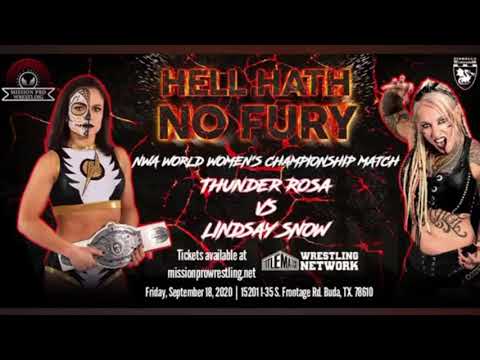 Mission Pro Wrestling Hell Hath No Fury Match Card